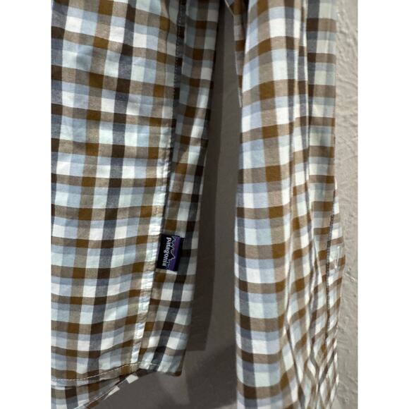 Patagonia Organic Cotton Checked Button Down Small - Picture 2 of 4